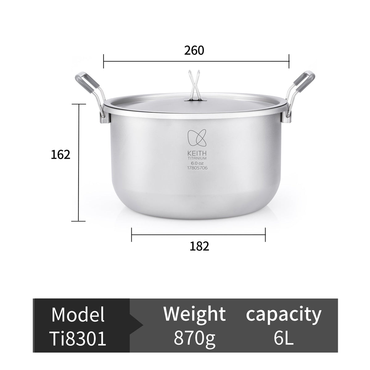 Casseroles en Titane